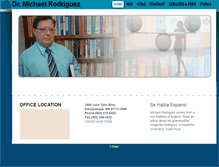 Tablet Screenshot of drmichaelrodriguez.com